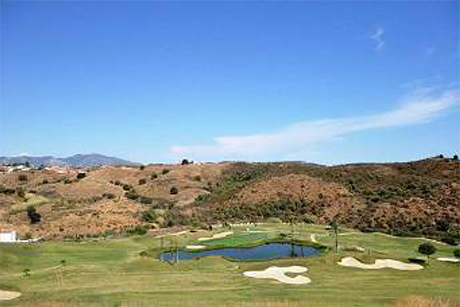 golf view terrass golf penthouse mijas bilde